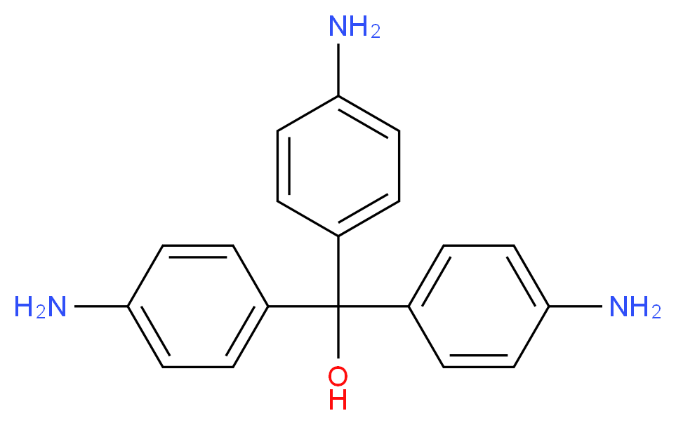 Pararosaniline Base_Molecular_structure_CAS_467-62-9)
