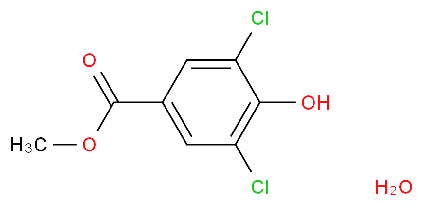 methyl 3,5-dichloro-4-hydroxybenzoate hydrate_Molecular_structure_CAS_)