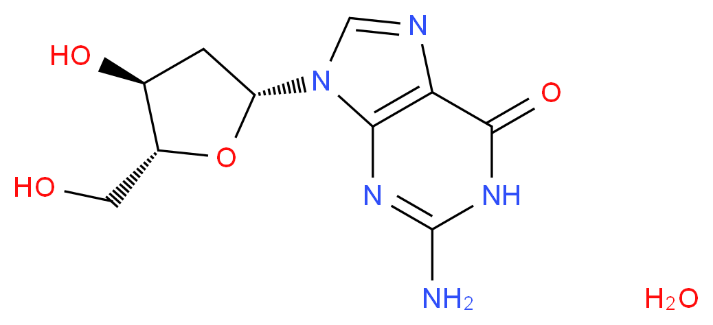 2′-Deoxyguanosine monohydrate_Molecular_structure_CAS_312693-72-4)