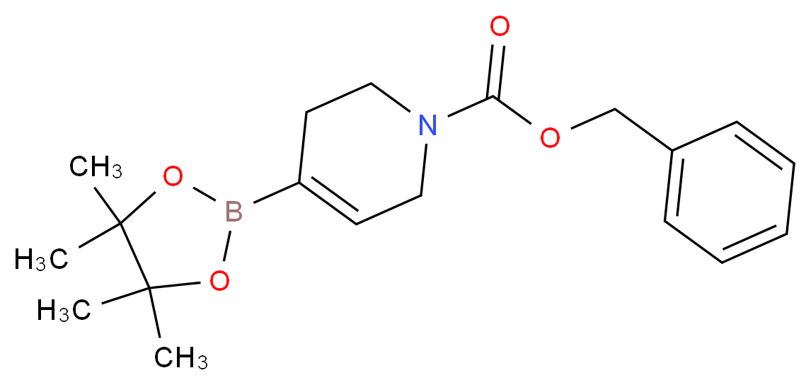 Benzyl 4-(4,4,5,5-tetramethyl-1,3,2-dioxaborolan-2-yl)-5,6-dihydropyridine-1(2H)-carboxylate_Molecular_structure_CAS_286961-15-7)