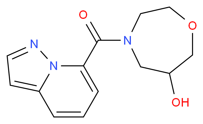 4-(pyrazolo[1,5-a]pyridin-7-ylcarbonyl)-1,4-oxazepan-6-ol_Molecular_structure_CAS_)