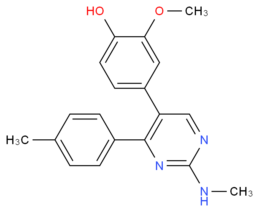 2-methoxy-4-[2-(methylamino)-4-(4-methylphenyl)pyrimidin-5-yl]phenol_Molecular_structure_CAS_)