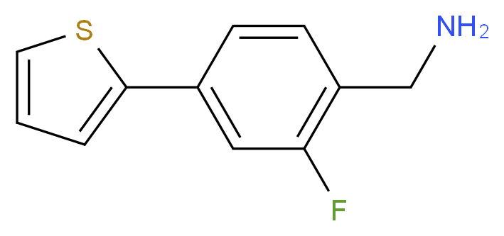 1-(2-fluoro-4-thien-2-ylphenyl)methanamine_Molecular_structure_CAS_)