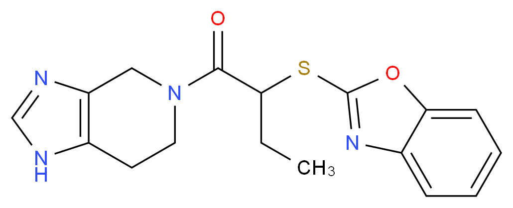 5-[2-(1,3-benzoxazol-2-ylthio)butanoyl]-4,5,6,7-tetrahydro-1H-imidazo[4,5-c]pyridine_Molecular_structure_CAS_)