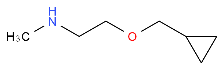 2-(Cyclopropylmethoxy)-N-methyl-1-ethanamine_Molecular_structure_CAS_883526-98-5)