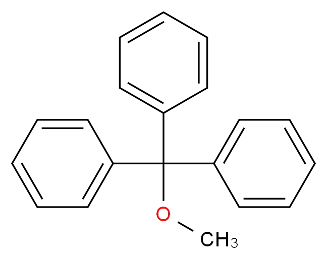 Methyl triphenylmethyl ether_Molecular_structure_CAS_596-31-6)