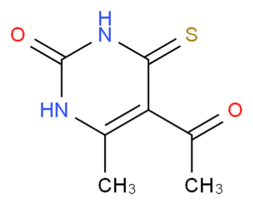 5-acetyl-6-methyl-4-thioxo-3,4-dihydropyrimidin-2(1H)-one_Molecular_structure_CAS_90151-12-5)