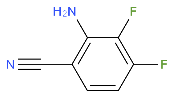 2-amino-3,4-difluorobenzonitrile_Molecular_structure_CAS_)