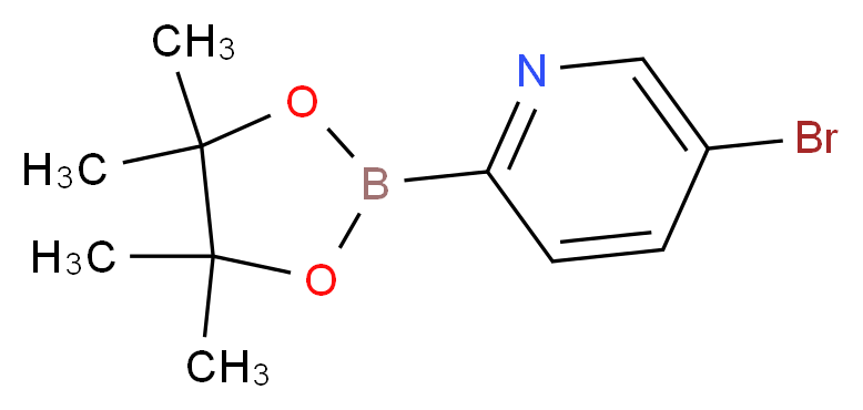 5-bromo-2-(4,4,5,5-tetramethyl-1,3,2-dioxaborolan-2-yl)pyridine_Molecular_structure_CAS_)