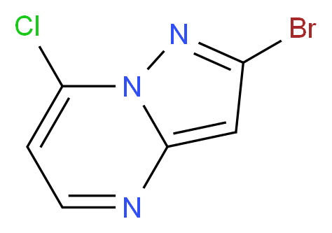 2-Bromo-7-chloropyrazolo[1,5-a]pyrimidine_Molecular_structure_CAS_1203705-58-1)