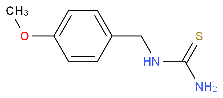 1-(4-Methoxybenzyl)-2-thiourea_Molecular_structure_CAS_37412-64-9)