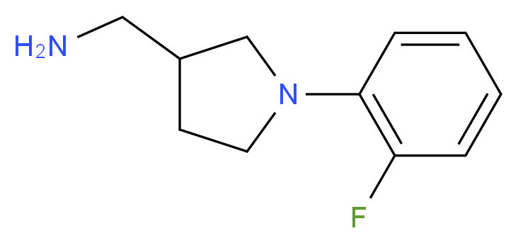 1-[1-(2-fluorophenyl)-3-pyrrolidinyl]methanamine_Molecular_structure_CAS_479089-93-5)