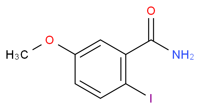 2-Iodo-5-methoxybenzamide_Molecular_structure_CAS_1130283-73-6)