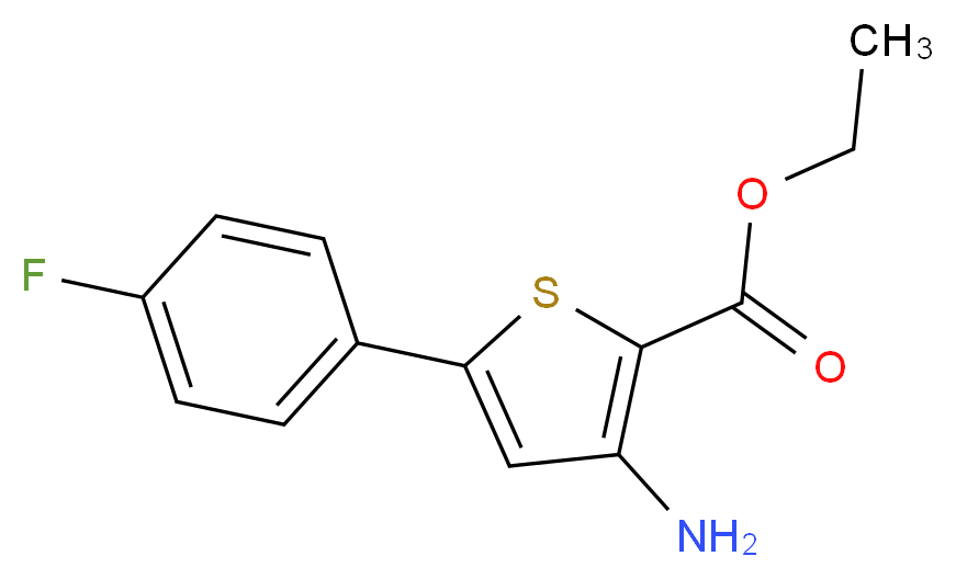 ethyl 3-amino-5-(4-fluorophenyl)thiophene-2-carboxylate_Molecular_structure_CAS_)