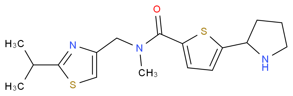 N-[(2-isopropyl-1,3-thiazol-4-yl)methyl]-N-methyl-5-pyrrolidin-2-ylthiophene-2-carboxamide_Molecular_structure_CAS_)