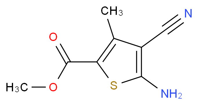 Methyl 5-amino-4-cyano-3-methylthiophene-2-carboxylate_Molecular_structure_CAS_61320-65-8)