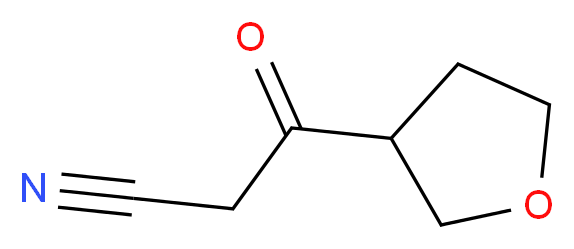 3-oxo-3-(oxolan-3-yl)propanenitrile_Molecular_structure_CAS_)