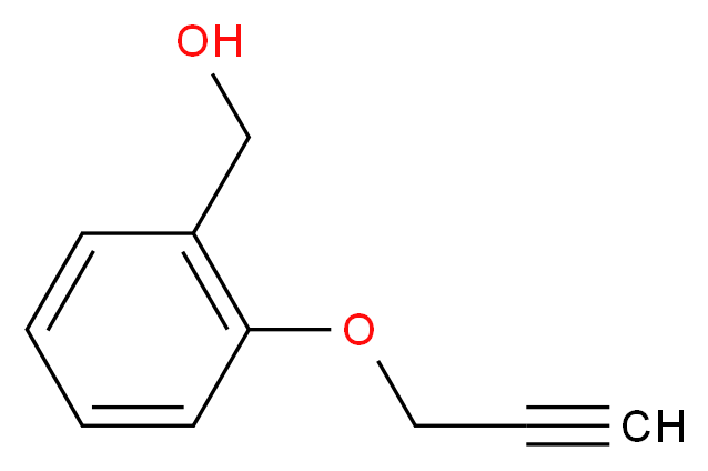 [2-(2-Propynyloxy)phenyl]methanol_Molecular_structure_CAS_)