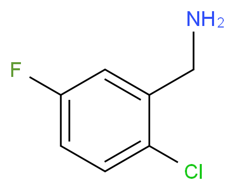 2-Chloro-5-fluorobenzyl amine_Molecular_structure_CAS_202522-23-4)