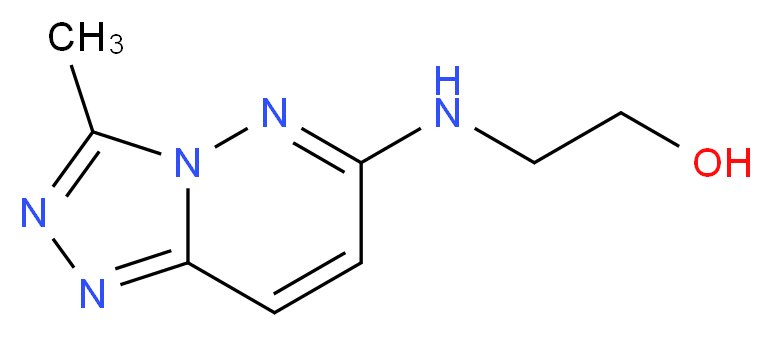 2-[(3-methyl[1,2,4]triazolo[4,3-b]pyridazin-6-yl)amino]ethanol_Molecular_structure_CAS_915920-57-9)