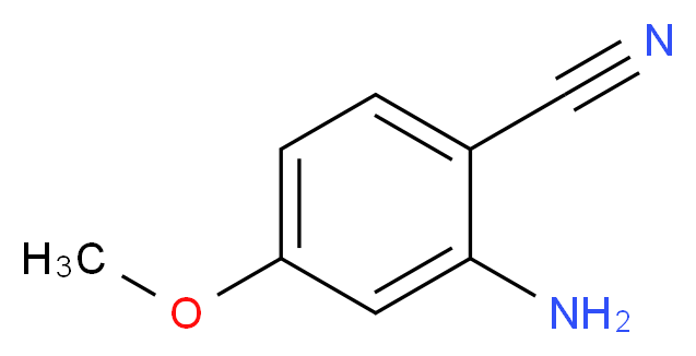 2-Amino-4-methoxybenzonitrile_Molecular_structure_CAS_38487-85-3)