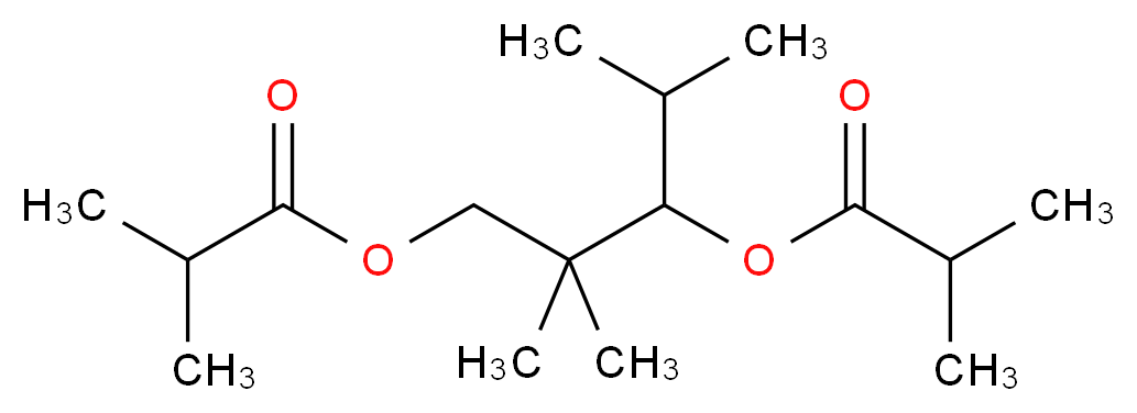 2,2,4-Trimethyl-1,3-pentanediol diisobutyrate_Molecular_structure_CAS_6846-50-0)