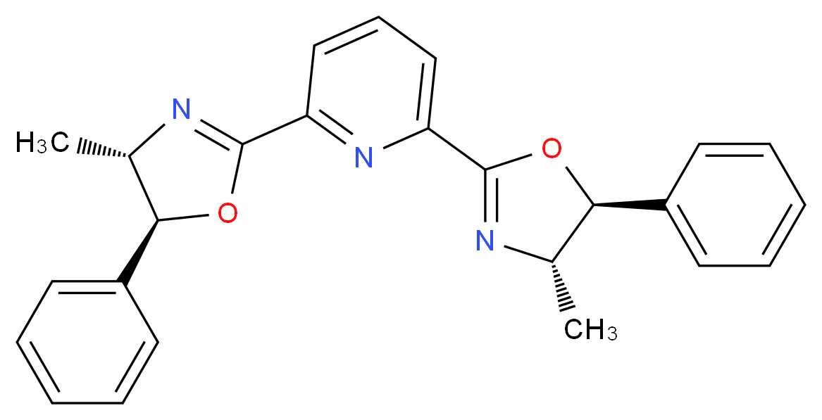 2,6-Bis[(4S,5S)-4-methyl-5-phenyl-2-oxazolinyl]pyridine_Molecular_structure_CAS_185346-20-7)