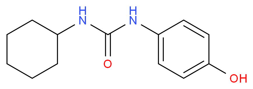 1-Cyclohexyl-3-(4-hydroxyphenyl)urea_Molecular_structure_CAS_38652-23-2)