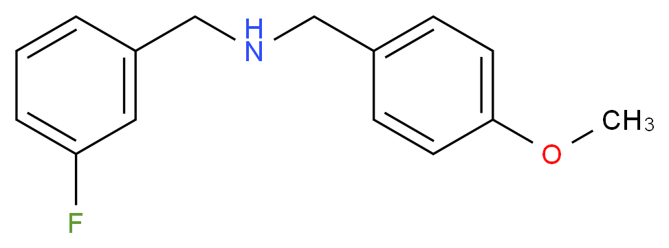(3-Fluoro-benzyl)-(4-methoxy-benzyl)-amine_Molecular_structure_CAS_)