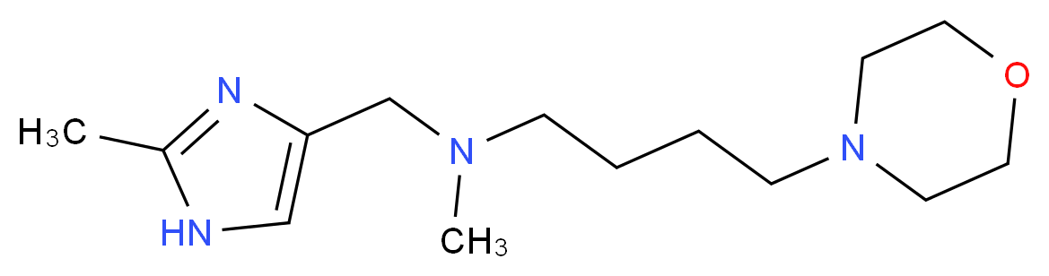 N-methyl-N-[(2-methyl-1H-imidazol-4-yl)methyl]-4-morpholin-4-ylbutan-1-amine_Molecular_structure_CAS_)