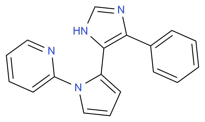 2-[2-(4-phenyl-1H-imidazol-5-yl)-1H-pyrrol-1-yl]pyridine_Molecular_structure_CAS_)