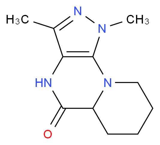 3,5-dimethyl-1,3,4,7-tetraazatricyclo[7.4.0.0^{2,6}]trideca-2(6),4-dien-8-one_Molecular_structure_CAS_)