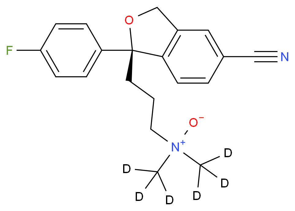 (S)-Citalopram-d6 N-Oxide_Molecular_structure_CAS_1217710-65-0)
