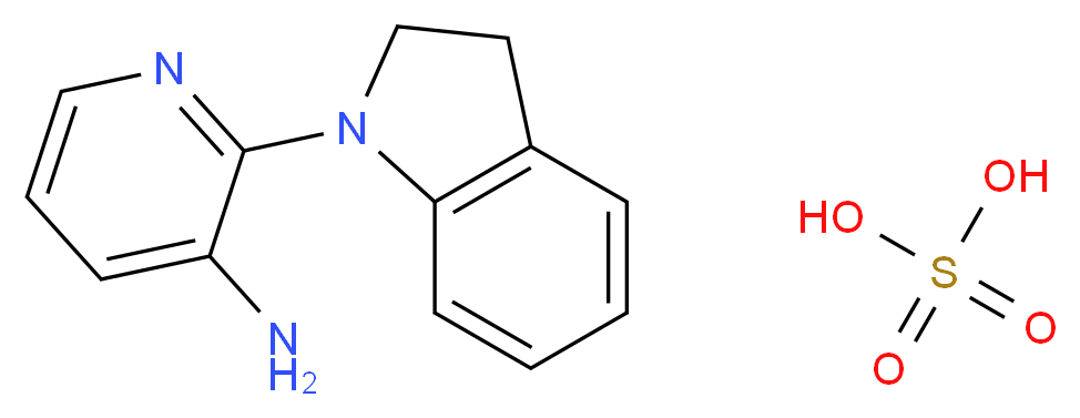 2-(indolin-1-yl)pyridin-3-amine sulfate_Molecular_structure_CAS_)