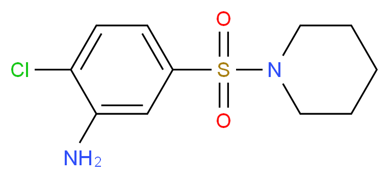 2-Chloro-5-(piperidine-1-sulfonyl)-phenylamine_Molecular_structure_CAS_)