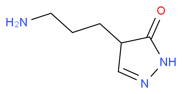 4-(3-Aminopropyl)-2,4-dihydro-3H-pyrazol-3-one_Molecular_structure_CAS_7032-17-9)