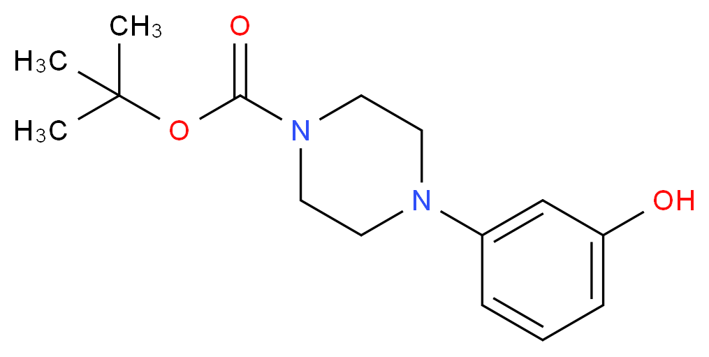 1-(3-HYDROXY-PHENYL)-PIPERAZINE-4-CARBOXYLIC ACID TERT-BUTYL ESTER_Molecular_structure_CAS_198627-86-0)