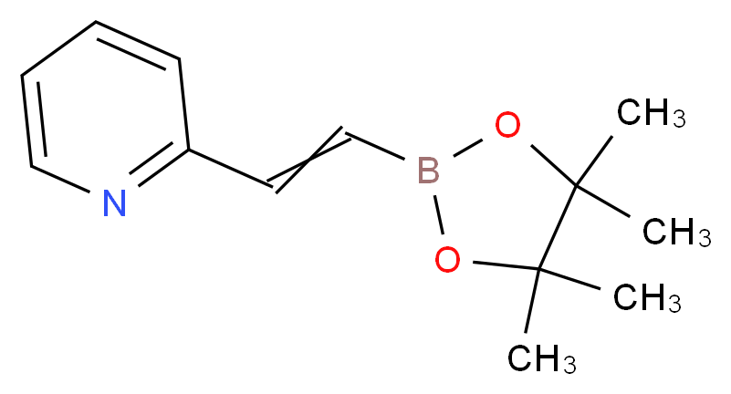 2-[2-(4,4,5,5-TETRAMETHYL-[1,3,2]DIOXABOROLAN-2-YL)-VINYL]-PYRIDINE_Molecular_structure_CAS_)