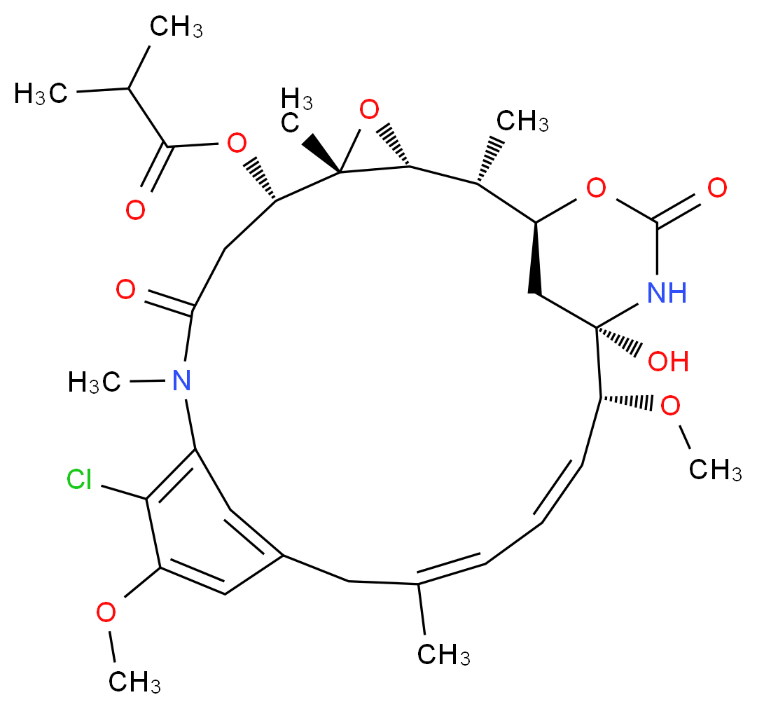 Ansamitocin P-3 from Actinosynnema pretiosum_Molecular_structure_CAS_66584-72-3)