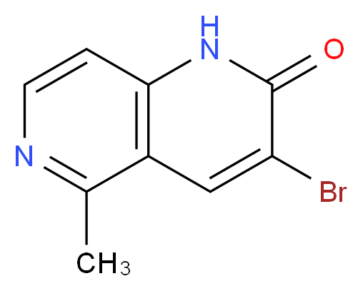 3-Bromo-5-methyl[1,6]naphthyridin-2(1H)-one_Molecular_structure_CAS_)