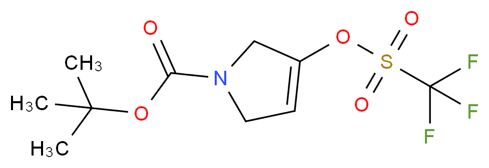 tert-Butyl 3-(((trifluoromethyl)sulfonyl)oxy)-2,5-dihydro-1H-pyrrole-1-carboxylate_Molecular_structure_CAS_630121-86-7)