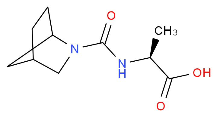 (2S)-2-({2-azabicyclo[2.2.1]heptan-2-yl}carbonylamino)propanoic acid_Molecular_structure_CAS_)