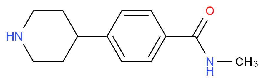 N-Methyl-4-piperidin-4-yl-benzamide_Molecular_structure_CAS_161610-09-9)