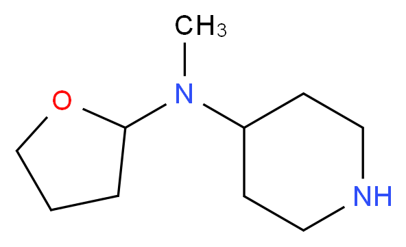 N-Methyl-N-(tetrahydrofuran-2-yl)piperidin-4-amine_Molecular_structure_CAS_)