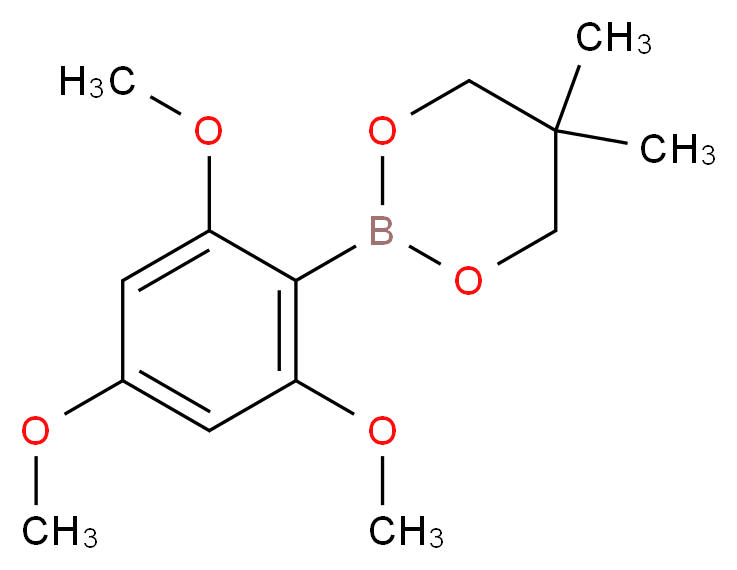 2,4,6-Trimethoxyphenylboronic acid neopentyl glycol ester_Molecular_structure_CAS_)