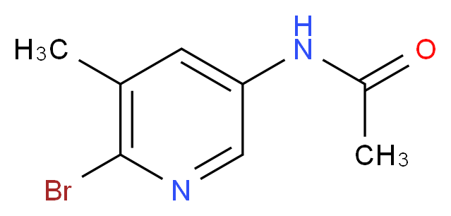 N-(6-Bromo-5-methylpyridin-3-yl)acetamide_Molecular_structure_CAS_96206-67-6)