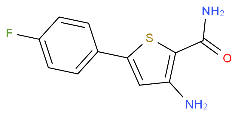 3-Amino-5-(4-fluorophenyl)thiophene-2-carboxamide_Molecular_structure_CAS_)