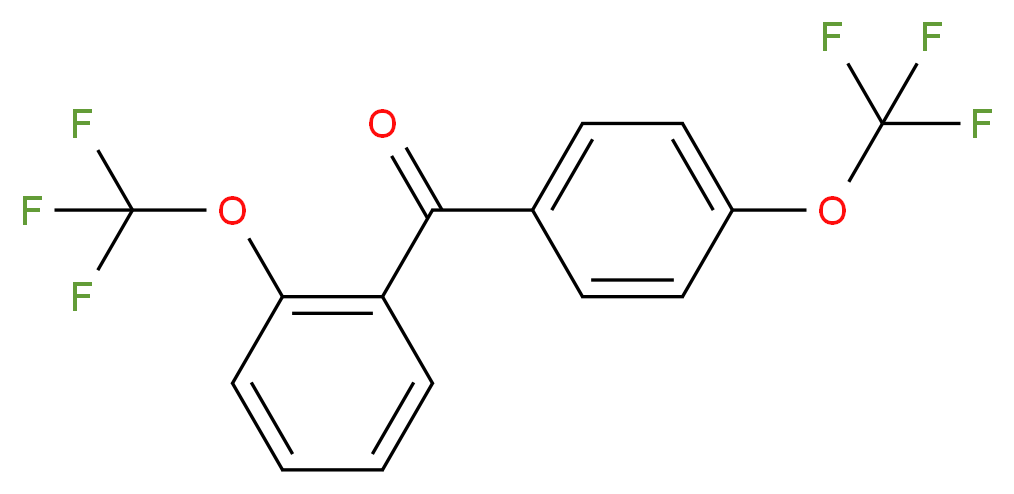 [2-(trifluoromethoxy)phenyl][4-(trifluoromethoxy)phenyl]methanone_Molecular_structure_CAS_)