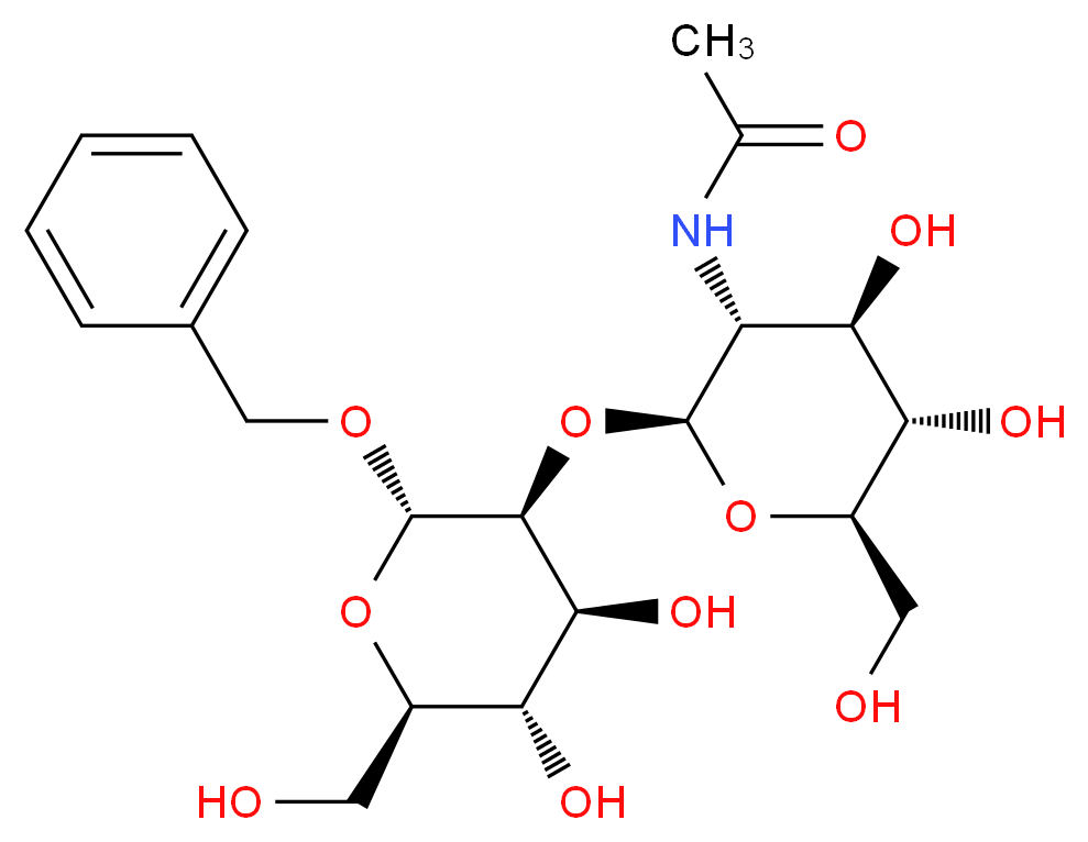 Benzyl 2-O-[2-(Acetylamino)-2-deoxy-β-D-glucopyranosyl]-α-D-mannopyranoside_Molecular_structure_CAS_436853-00-8)