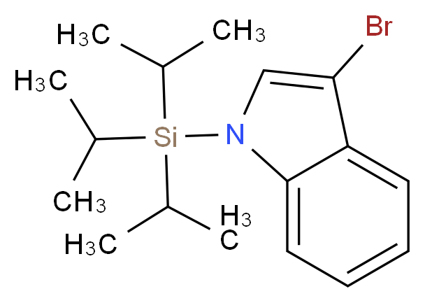 3-BROMO-1-(TRIISOPROPYLSILYL)INDOLE_Molecular_structure_CAS_148249-36-9)